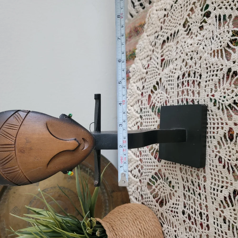 Handcrafted Tribal African jewelry holder boho decor art